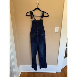 Lucky Brand flare denim overalls